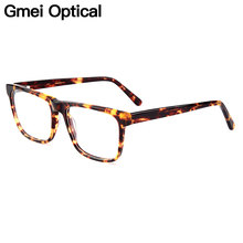 Gmei Optical Acetate Square Full Rim Men Optical Glasses Frames Women Myopia Presbyopia Glasses Frame With Spring Hinges YH6023 2024 - buy cheap