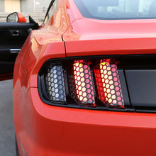 Car Exterior Accessories Rear Tail light Lamp honeycomb Protective Trim Cover Sticker For Mustang For Ford Mustang 2015+ 2024 - buy cheap