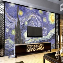 Papel tapiz De pintura 3D De Van Gogh, Mural De pintura al óleo a mano, Papel De pared impreso, Papel De contacto, murales De pared, personalizado 2024 - compra barato