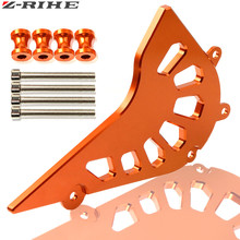 Оранжевая алюминиевая передняя Звездочка для мотоцикла CNC, защитная крышка цепи, аксессуары для 390 RC390 2013 2014 2015 2024 - купить недорого