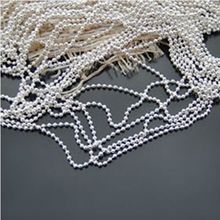 sterling silver ball chain 1.2mm wide  ball chain 5 meters per lot free shipping 2024 - купить недорого