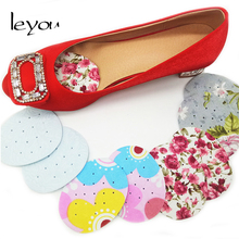 Leyou Shoe Pads for High Heels Forfoot Insoles Soft Sponge Cushion Pads for Women Non Slip Half Insoles New 2024 - buy cheap