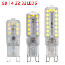 Bombilla LED para lámpara halógena, reemplazo de 30/40W, G9, 14LED, 22LED, 32LED, CA 220V, 230V, 240V, G9, SMD 2835 2024 - compra barato