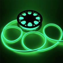120led/m ac220v 2835 neon led strip luz ip68 à prova dip68 água flexível iluminação de fadas com plugue da ue ao ar livre decoração do festival snyka