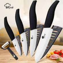 Kitchen Ceramic Knives Chef knife 3 4 5 6 inch + peeler Set Paring Fruit Utility Slicing Knife White Zirconia blade Cooking Tool 2024 - buy cheap