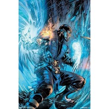 Póster Artístico de Mortal Combat Sub Zero-Silk para decoración del hogar, Adhesivo de pared, regalo 2024 - compra barato