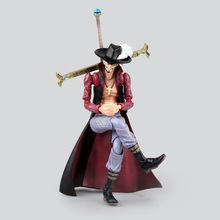 Anime One Piece Dracule Mihawk PVC Action Figure Collection Model Kids Toys Doll Gift 20cm 2024 - buy cheap