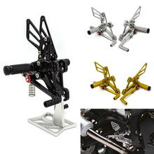 CNC Aluminum Motorcycle Rear Adjustable Rear Sets Set Footrests For Honda CBR CBR650F 650F 2014-2017 2015 2016 2024 - buy cheap