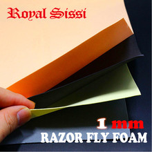 10 sheets fly tying super thin foam 1mm thick EVA foam sheet floating fly tying materials for small flies razor fly foam paper 2024 - buy cheap