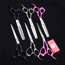 2Pcs 6.0'' 17.5cm Purple Dragon JP 440C Hairdresser's Scissors Cutting Shears Thinning Scissors Professional Hair Scissors Z1024 2024 - buy cheap