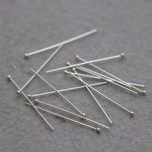 30PCS Metal Hardware Fittings for Accessory Ornaments Pins Flat needle DIY Silver-plate for Earrings Bracelet Machining parts 2024 - buy cheap