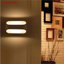 LED Wall Lamps 3W 5W 10W AC85-265V Modern Simple Bedroom Lights Indoor Kitchen Dining-room Corridor Lighting Aluminum Material 2024 - buy cheap