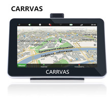 CARRVAS 5 inch car GPS navigator with 800Mhz cpu 128M RAM touch screen, built-in 4GB with new Europe Russia maps 2024 - buy cheap