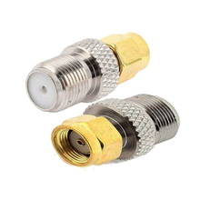 50 pcs Copper F type female jack to RP-SMA male plug adapter Connector 2024 - buy cheap