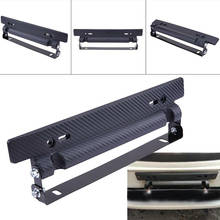 1 x License Plate Bracket Universal Adjustable Car License Plate Holder Frame Bracket 2024 - buy cheap