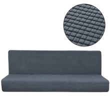 Capa de sofá elástica, malha moderna, sólida, com tudo incluído, sem apoio de braço 2024 - compre barato