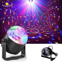 Mini Voice Control Stage lamps Crystal Magic Ball Sound Control Laser Stage Effect Light AC185-240V Party Disco Club DJ Lights 2024 - buy cheap