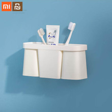 Xiaomi mijia free punching toothbrush holder toothbrush tube wash cup set toothpaste holder bathroom wash rack smart home 2024 - buy cheap