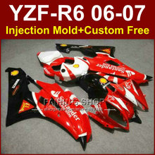 Kit de carenagem para motocicletas yamaha, conjunto yzfr6 2006 e 2007, yzf1000, yzf, r6, 06, 07, abs, body qyt5 2024 - compre barato