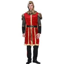 SNAILIFY 2019 Medieval Knight Cosplay Men Renaissance Warrior King Costume Carnival Party Fancy Dress 2024 - buy cheap
