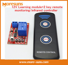 Free Ship 5PCS 12V Learning module+2 key remote monitoring/infrared controller/wireless switch/single way remote control switch 2024 - buy cheap