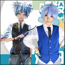 Assassination Classroom de Anime/Ansatsu Kyoushitsu Shiota Nagisa, traje de chaleco + camisa blanca + uniforme de corbata, talla M-XXL 2024 - compra barato