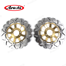 ARASHI-Rotor de freno delantero, disco de freno delantero para Kawasaki ZRX 1200, 2001-2006, 2002, CNC, ZRX1200, ZZR1100, ZRX1100, ZX9R, ZXR400, ZXR750, ZRX 2024 - compra barato