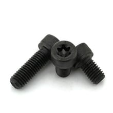 2pcs M10 carbon steel bolts sic lobe screw knurled cylindrical head bolt screws 16mm~40mm length 2024 - buy cheap