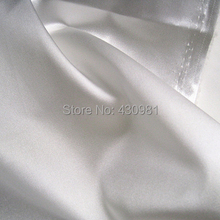 Tela satinada de licra, natural para material blanco vestido de novia, textil satinado, tissu meter 2024 - compra barato