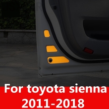 Reflexivo pegatina de abierto puerta advertencia de apertura de seguridad estilo de coche etiqueta engomada del coche accesorios de Auto para toyota sienna 2011-2018 2024 - compra barato