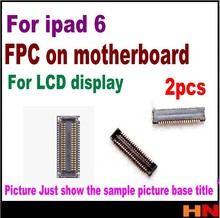 Conector para tela lcd ipad air 2 e ipad 6, conector flexível, 2 peças, novo fpc 2024 - compre barato