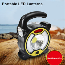 S2834 Portable Led Handy Light Lamp Solar Light USB Rechargeable Led Highlight Multi-function Outdoor Flashlight 4 Modes Camp 2024 - buy cheap