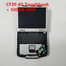 4 ГБ Toughbook для ноутбука Panasonic CF30 с 500 Гб hdd может работать с mb star c4 sd Connect c5 vsa5054a icom a2 b c 2024 - купить недорого