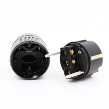 24k Gold Plated Hi End Audio Hi-End  Schuko Power plug DIY Mains power cable 2024 - buy cheap