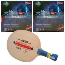 Pro Table Tennis PingPong Combo Racket Galaxy YINHE W-6 Blade with 2x RITC 729 TRANSCEND CREAM Rubbers Long Shakehand FL 2024 - buy cheap
