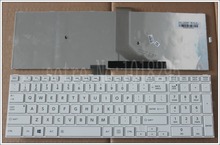 NEW US Laptop Keyboard For Toshiba Satellite C75-B C75D-B C75dt-B C75t-B Keyboard US White Frame 2024 - buy cheap