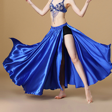 2022 Performance Belly Dance Costume Saint Skirt 2-sides Slits Skirt Sexy Women Oriental Belly Dance Skirt Female Dance Clothes 2024 - buy cheap