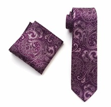 Conjunto de gravata floral clássica masculina, conjunto de gravatas trançadas de 8cm para homens 2024 - compre barato