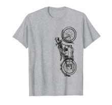 Camiseta Vintage Retro de motocicleta para hombre, Camiseta de cuello redondo a la moda para hombre, Camisa de algodón Natural para adulto, superventas, 2019 2024 - compra barato