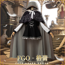 Uniforme gris de Anime Fate/Grand Order FGO, traje de Cosplay + capa + Cuello de piel para Halloween, Carnaval, envío gratis, nuevo, 2019 en STOCK 2024 - compra barato