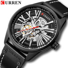 Top Luxury Brand CURREN 2019 New Automatic Machinery Watches Waterproof Leather Men fashion Sports Clock Watch Relogio Masculino 2024 - buy cheap