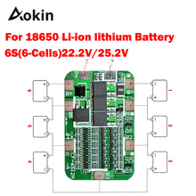 6s 15a 24v Pcb Bms Protection Board For 6 Pack 18650 Li-ion Lithium Battery Cell Module Diy Kit 2024 - buy cheap