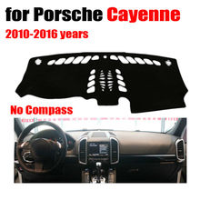 RKAC Car dashboard cover mat for Porsche Cayenne No Compass 2010-2016 Left hand drive dashmat pad dash covers auto stickers 2024 - buy cheap