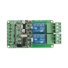 Modbus-interruptor de canal de saída, módulo de relé de 2 vias, rtu, interface de comunicação ttl/rs485 2024 - compre barato