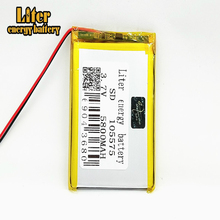 Bateria recarregável de polímero de lítio lipo, para gps, dvd, tablet, pc, e-book, 3.7v, 5800mah, 105575 2024 - compre barato