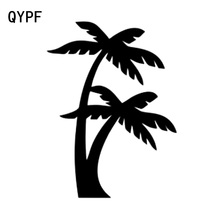 QYPF 12,1 см * 15,9 см интересный простой и новый рисунок дерева виниловая Автомобильная наклейка яркая Наклейка на окно C18-0464 2024 - купить недорого