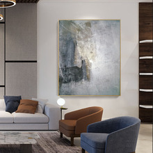 hand-painted oil painting Nordic style decorative painting post-modern minimalist mural living room large-scale fantasy painting 2024 - buy cheap