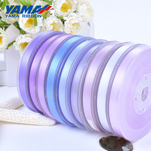 YAMA 25 28 32 38 mm 100yards/lot Double Face Satin Ribbon Purple for Party Wedding Decoration Handmade Rose Flowers Crafts Gifts 2024 - buy cheap