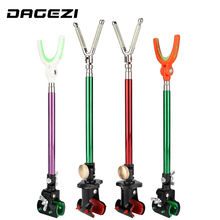 DAGEZI Metal Stretch Rod Pole Bracket Holder Rotating Fishing Rods Holder Fishing Simple Hand Back Stand Fishing Tackle 2024 - buy cheap