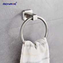 ROVATE-toallero de baño de acero inoxidable 304, Soporte redondo para la pared del inodoro 2024 - compra barato